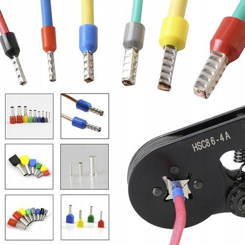 ZACISKARKA DO TULEJEK KONEKTORÓW PRZEWODÓW ZESTAW PRASKA + 1200 SZT TULEJEK na Arena.pl