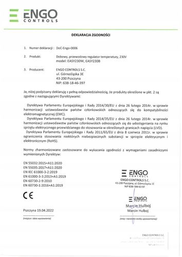 Engo easybatw regulator temp. bateryjny na Arena.pl