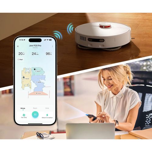 Robot sprzątający JONR P20 Pro z mopowaniem i stacją oczyszczania suszenie na Arena.pl