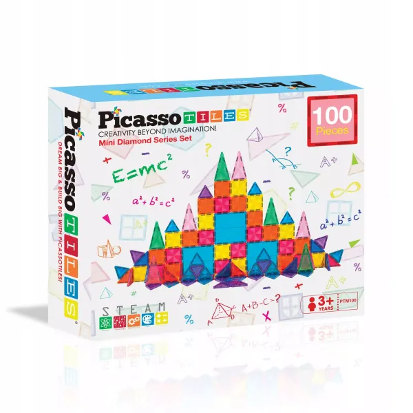 Klocki Magnetyczne, 100 Elementów zdjęcie 8