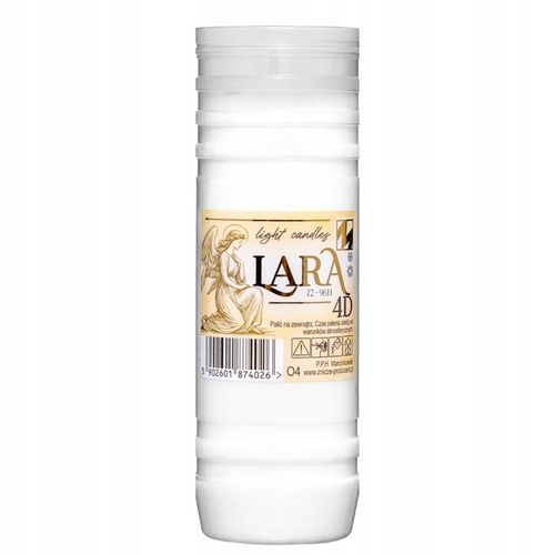 Wkłady do Zniczy 20 SZTUK parafinowe 4 DNI 17 cm parafina CAŁOROCZNE na Arena.pl