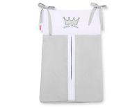Przybornik- Torba na pampersy- Little Prince/Princess szara