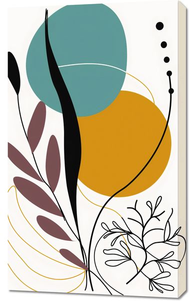 Obraz 60x100cm Akwarelowe Przebudzenie zdjęcie 1