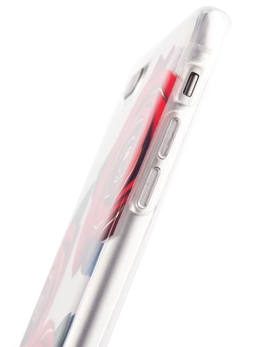 GUESS HARD CASE Apple iPhone 7/8 Plus - TRANSPARENT FLOWER na Arena.pl