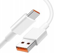 XIAOMI Oryginalny szybki kabel 120W 6A USB-A na USB-C 1m QC 4.0 Fast Charge