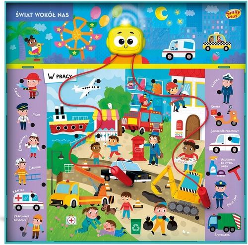 SMILY PLAY QUIZ ELEKTRYCZNY Świat wokół nas 280 pytań, dla dzieci 3-6 lat na Arena.pl