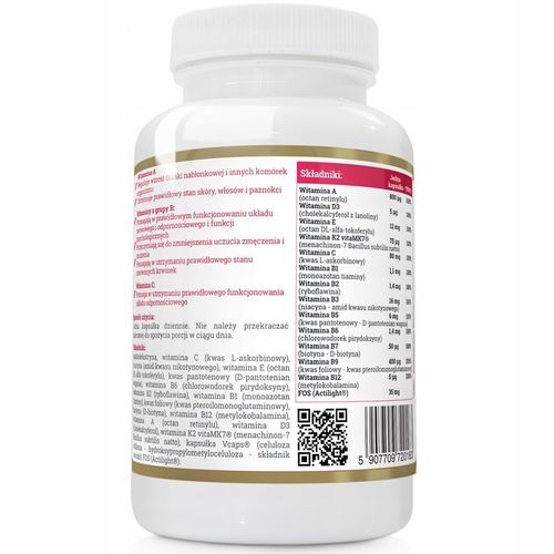 MULTIWITAMINA DLA KOBIET B COMPLEX + ADEK + Wit C na Arena.pl