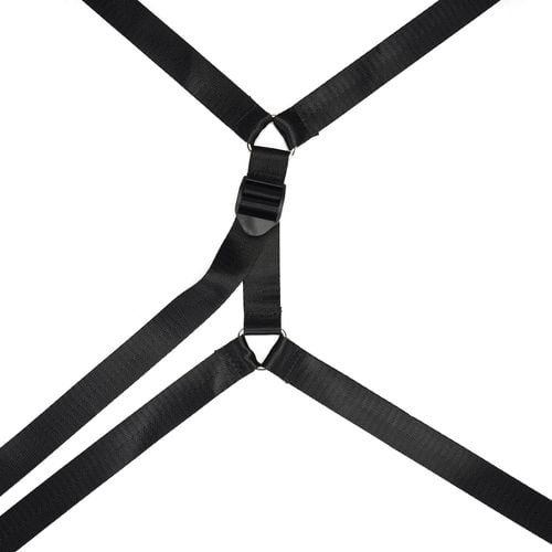 underbed webbing accessory with clips in silver liebe seele na Arena.pl