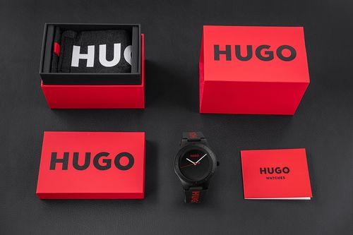 zegarek męski hugo lit for him black 1530343 + box na Arena.pl