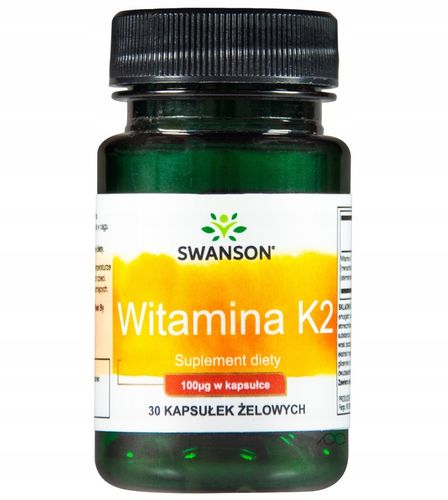 SWANSON NATURALNA WITAMINA K2 100mcg MK-7 KOŚCI na Arena.pl