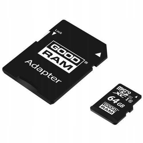 goodram karta pamięci microsd 64gb cl10 uhs i + adapter na Arena.pl