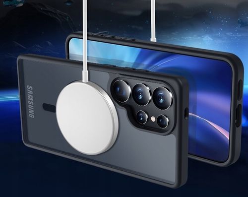 Etui CASE do Samsung Galaxy S25 ULTRA MAGNETYCZNE MATOWE WZMACNIANE 2xSZKŁO na Arena.pl