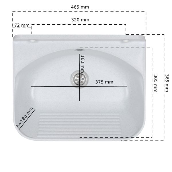Zlew gospodarczy roboczy komora bateria dozownik zdjęcie 3