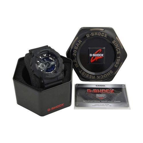 Zegarek Męski Casio G-Shock CLASSIC Czarny Srebrzysty (Ø 55 mm) na Arena.pl