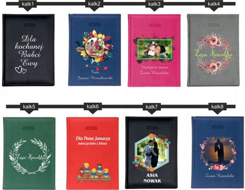 STYLOWY PREZENT DLA KOLEŻANKI personalizowany kalendarz A4 2026 KSIĄŻKOWY na Arena.pl