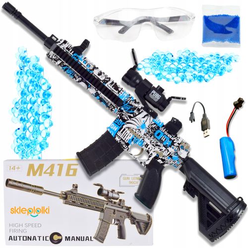 DUŻY KARABIN AUTOMAT 2W1 IMPONUJĄCY DESIGN REALISTYCZNY CELNY TRAFNY ZESTAW na Arena.pl