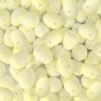 Dekoracyjne wielkanocne jajeczka mini styropianowe, kremowe