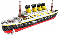 KLOCKI KONSTRUKCYJNE ZESTAW TITANIC STATEK 3688 EL.ELEMENTÓW PAROWIEC COIL