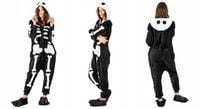 Onesies kombinezon/ onesie Kostium Onesie skeleton - XL czarny rozmiar XL