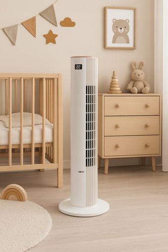 Wentylator kolumnowy HEVA MOX wiatrak podłogowy stojący cichy LED na Arena.pl