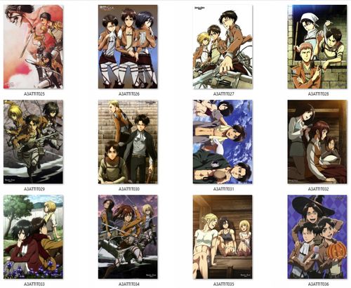 Plakat Attack on Titan Shingeki no Kyojin DO WYBORU na Arena.pl