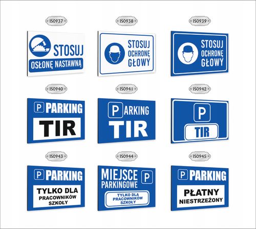 Tabliczka znak informacyjny nadruk UV 40x30 PARKING tylko dla klientów na Arena.pl