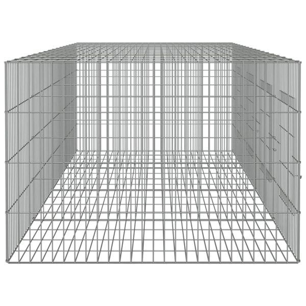 Klatka dla królika, 4 panele, 217x79x54cm, galwanizowane żelazo zdjęcie 5
