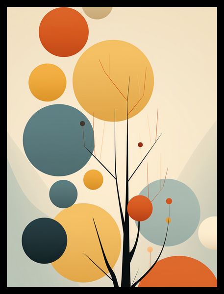 Plakat 30x40cm Harmonia Jesiennych Kolorów zdjęcie 2