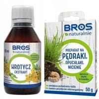 Zestaw BROS NATURALNE preparat na szkodniki glebowe trawnika Pędraki oprysk