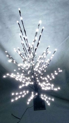 DRZEWKO ŚWIĄTECZNE LED ŚWIECĄCE LAMPKI 150cm XXL ZIMNY BIAŁY na Arena.pl