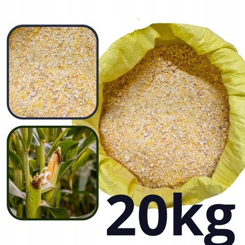 KUKURYDZA GNIECIONA walcowana pasza dla kur niosek, kaczek 20 na Arena.pl