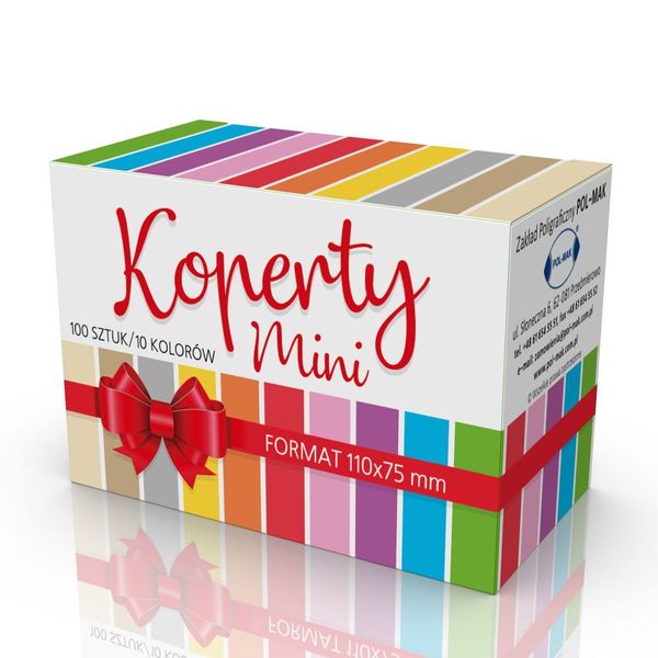 KOPERTA KOLOR MINI 110X75MM POL-MAK zdjęcie 2