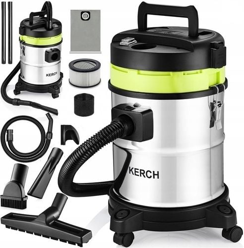 ODKURZACZ PRZEMYSŁOWY BEZWORKOWY MOKRO SUCHO KERCH MERD 3600W GNIAZDO na Arena.pl