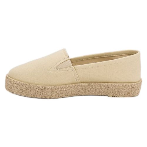 Beżowe Espadryle Slip On r.38 na Arena.pl
