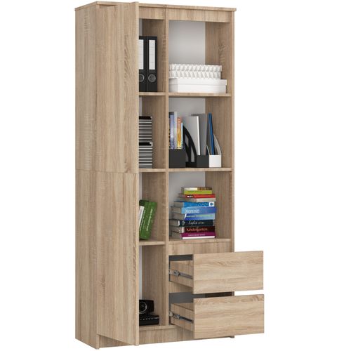 REGAŁ BIUROWY R 80 cm CLP R11 DĄB SONOMA na Arena.pl