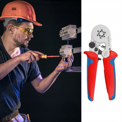 ZACISKARKA PRASKA do tulejek kablowych SZEŚCIOKĄTNA kabli konektorów na Arena.pl