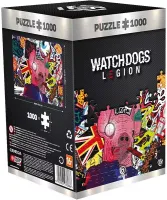 Puzzle 1000 elementów. Watch Dogs Legion. Pig Mask