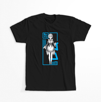 Koszulka Czarna Re:Zero - WYBIERZ KOLOR KOSZULKI I FASON Męska 2XL