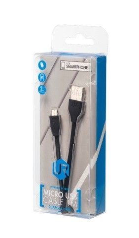 Trust UrbanRevolt Flat Micro-USB Cable 1m - black na Arena.pl