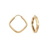 złote kolczyki romby z żółtego złota 333 - kxc6216