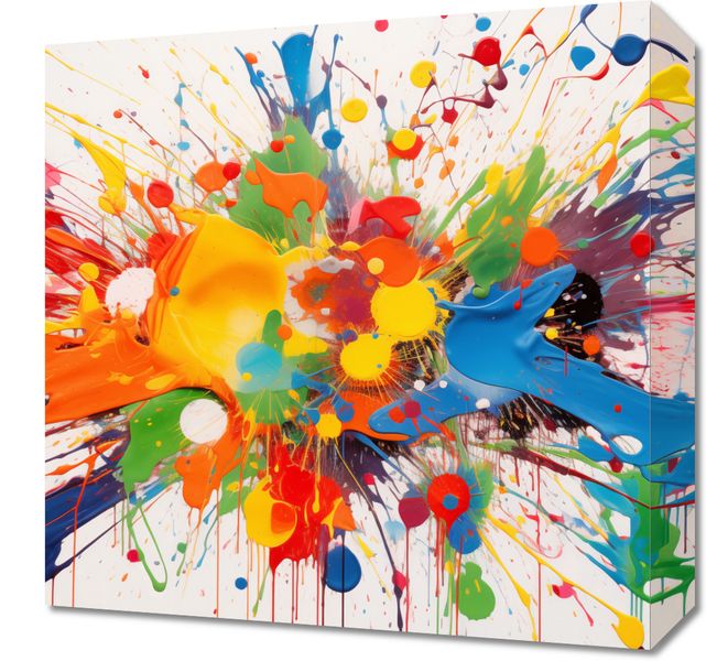 Obraz 40x40cm Eksplozja Kreatywności zdjęcie 1