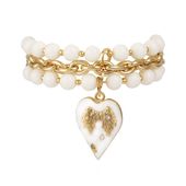 bransoletka z sercem z kolekcji angel (b23/zwe/61au)