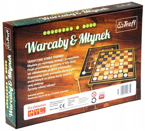 gra warcaby/młynek de luxe 01681 na Arena.pl