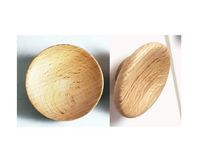 Gałka drewniana meblowa okrągła wklęsły ∅ 75 mm – GD00244