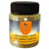 KARMA DLA PTAKÓW MASŁO ORZECHOWE W SŁOIKU 340G MIESZANKA DLA DZIKICH PTAKÓW