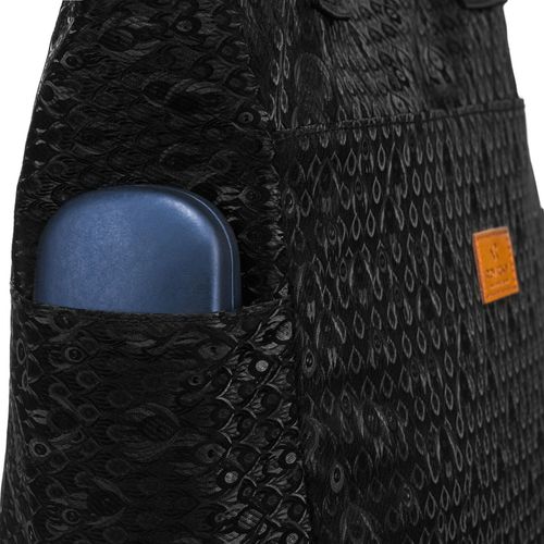 torba materiałowa shopper w czarnym kolorze - rovicky na Arena.pl