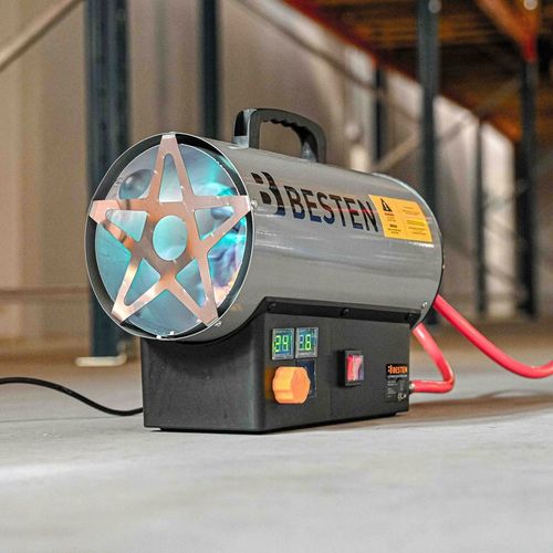 Nagrzewnica Gazowa Automatyczna Na Butlę Dmuchawa Termostat 25KW + Reduktor na Arena.pl