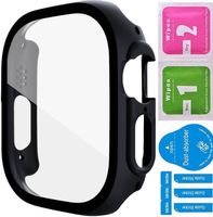 ETUI CASE BUMPER FUTERAŁ EKRAN 2W1 DO APPLE WATCH ULTRA 49MM 1 2