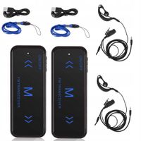 2 SZT. V108 KRÓTKOFALÓWKI WALKIE TALKIE 2000MA 400-480 MHZ 0,5 W