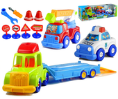 Zestaw Pojazdów Policja Straż Laweta Rozkręcane